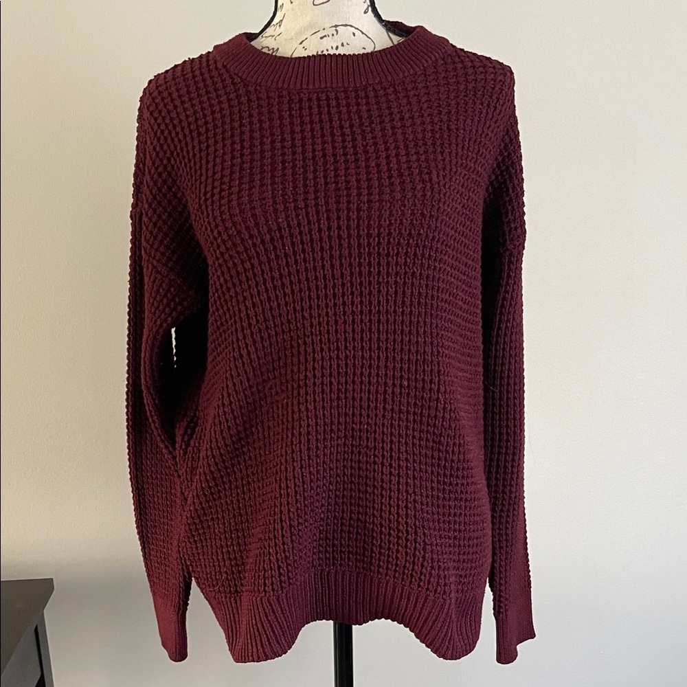 Women's Burgundy Sweater